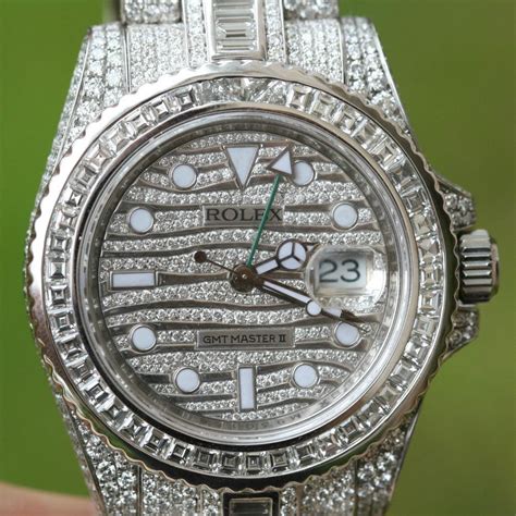 iced watch rolex